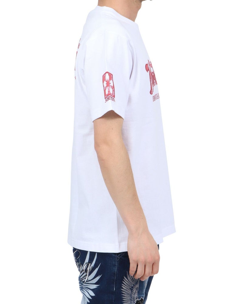 ホワイト：180cm67kg(Lサイズ着用)