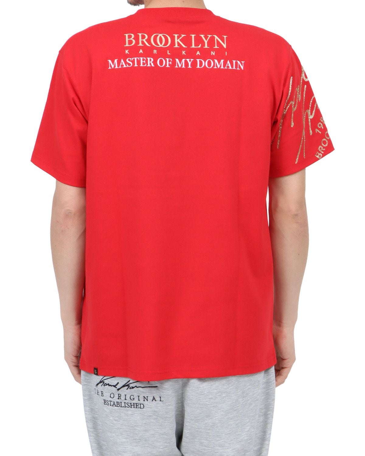 Karl Kani] ドライ UVカット リミテッド アーム ポイント Tシャツ