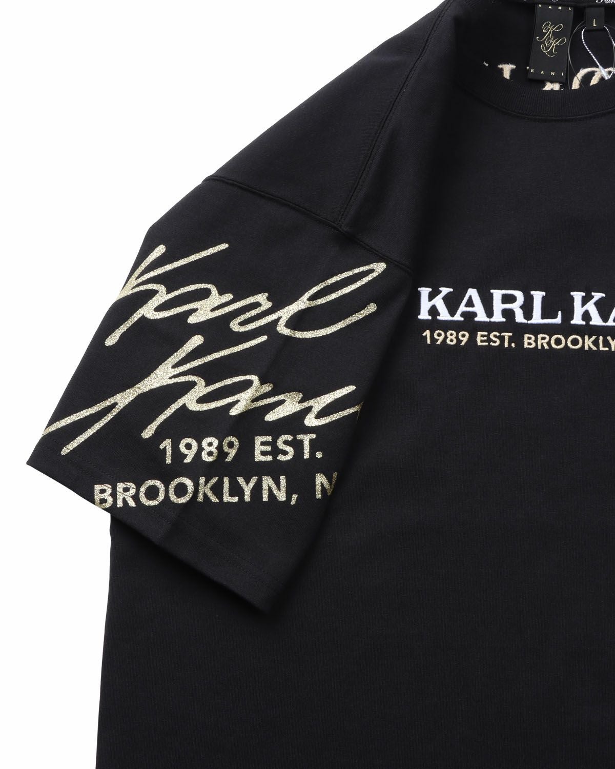 Karl Kani] ドライ UVカット リミテッド アーム ポイント Tシャツ