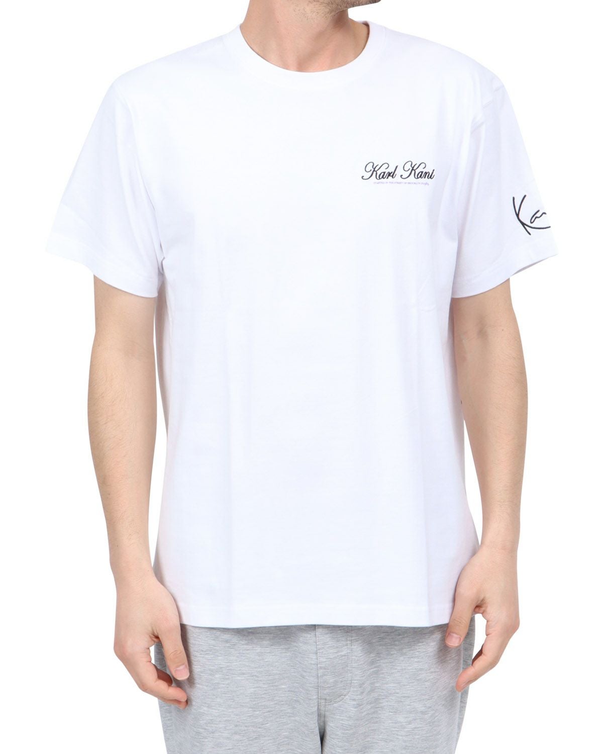 ホワイト：180cm67kg(Lサイズ着用)