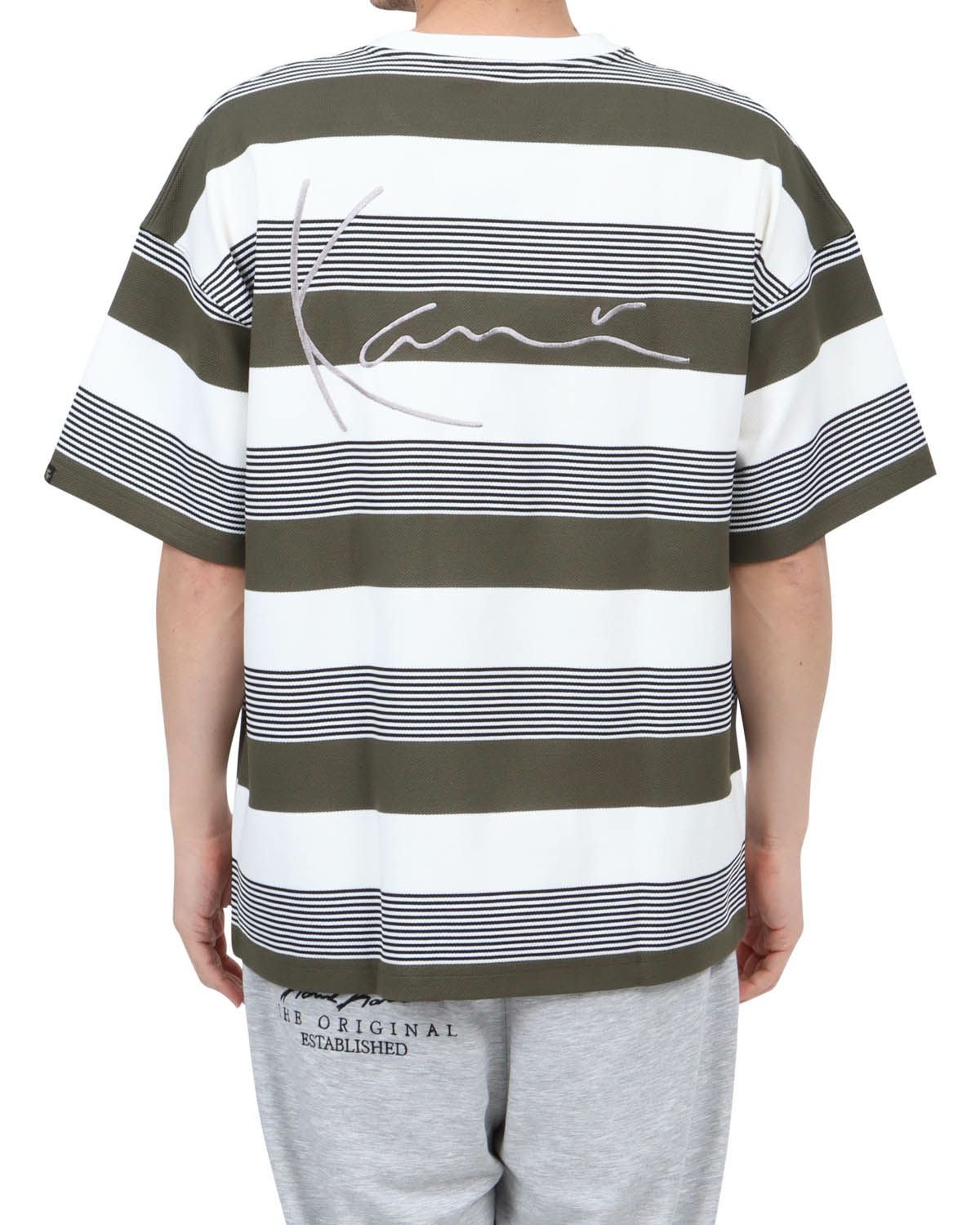 カーキ：180cm67kg(Lサイズ着用)