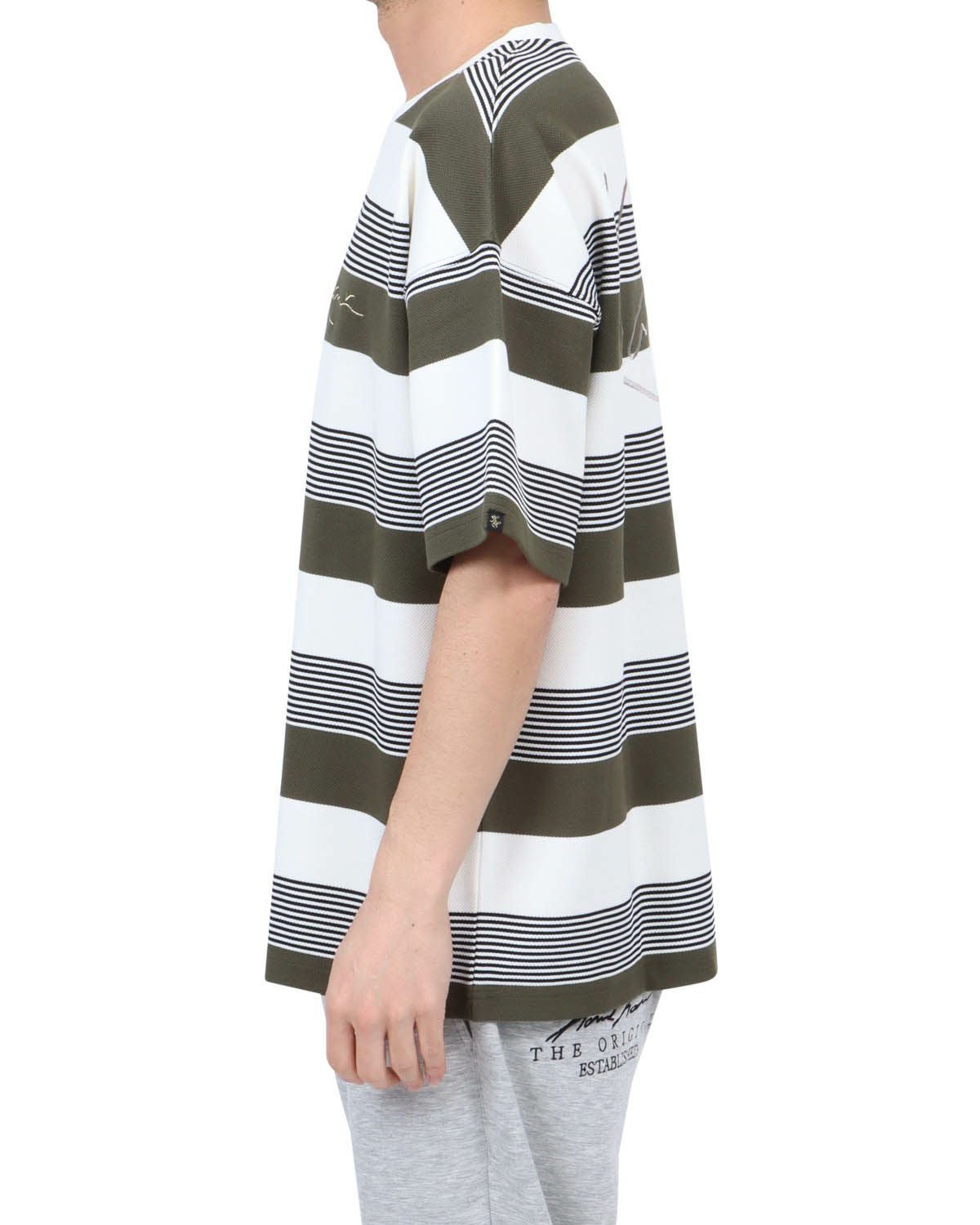 カーキ：180cm67kg(Lサイズ着用)