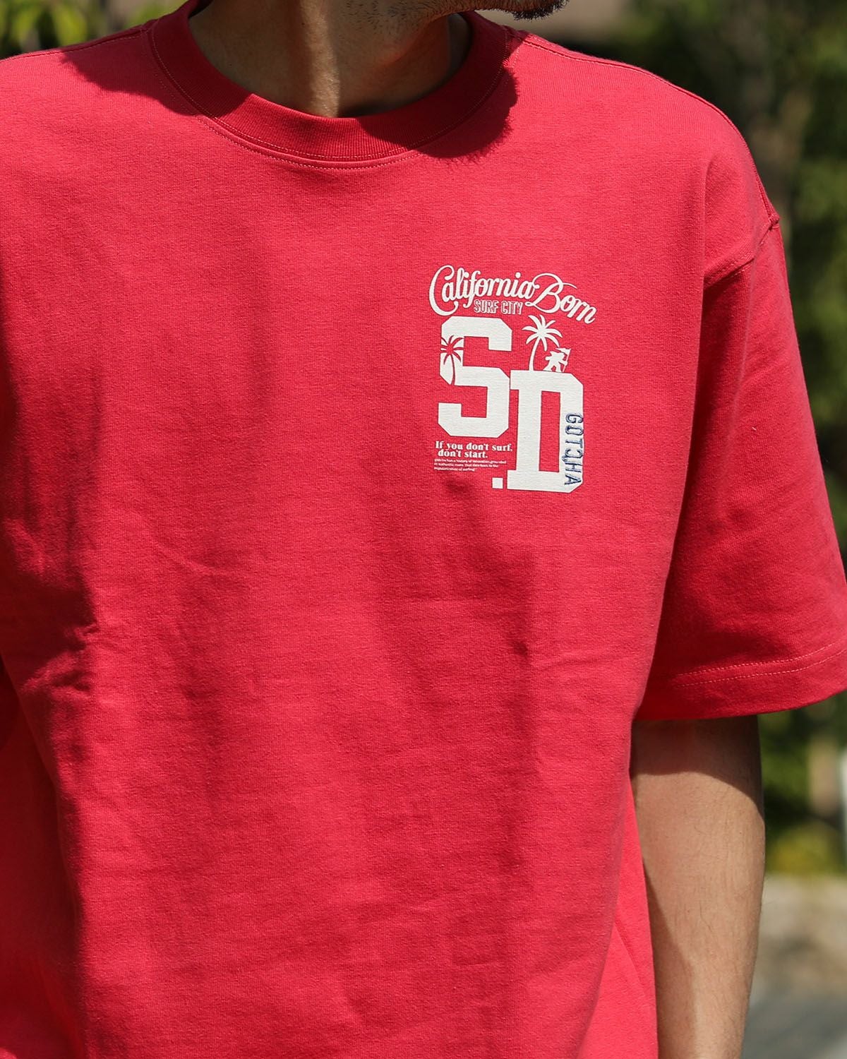 ピンク：180cm67kg(Lサイズ着用)