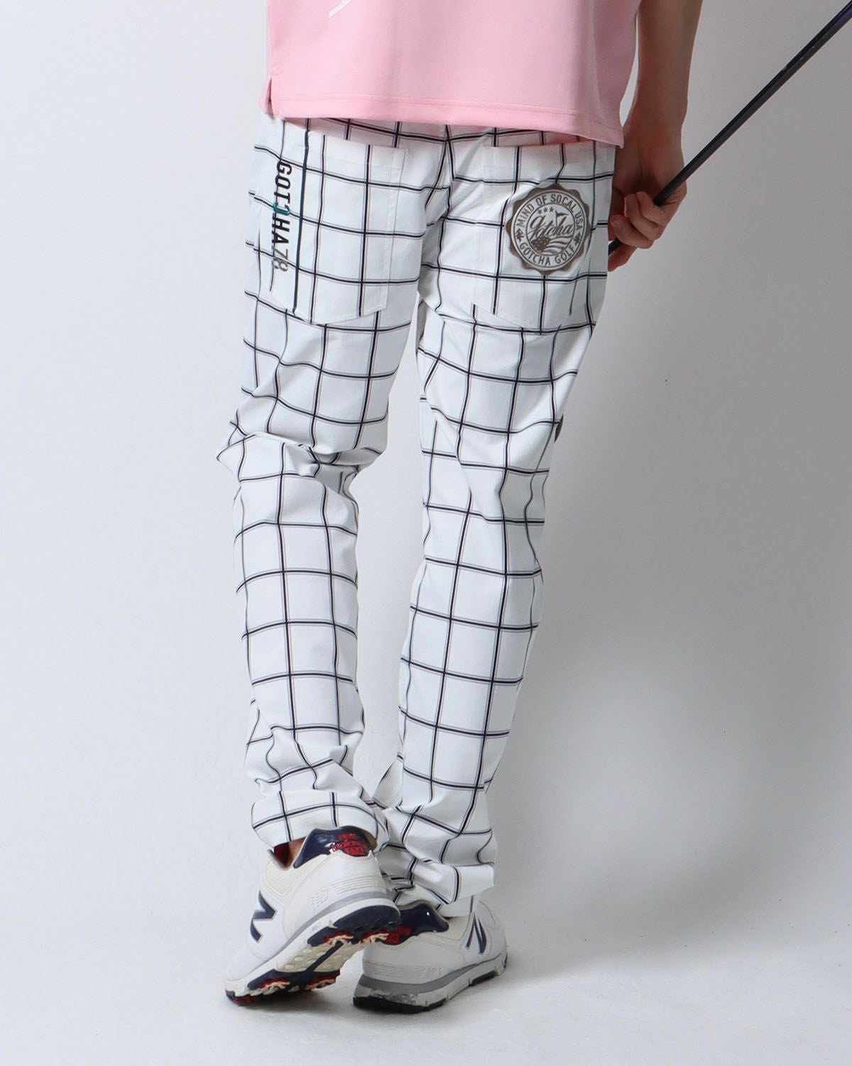 ホワイト：180cm67kg(Lサイズ着用)