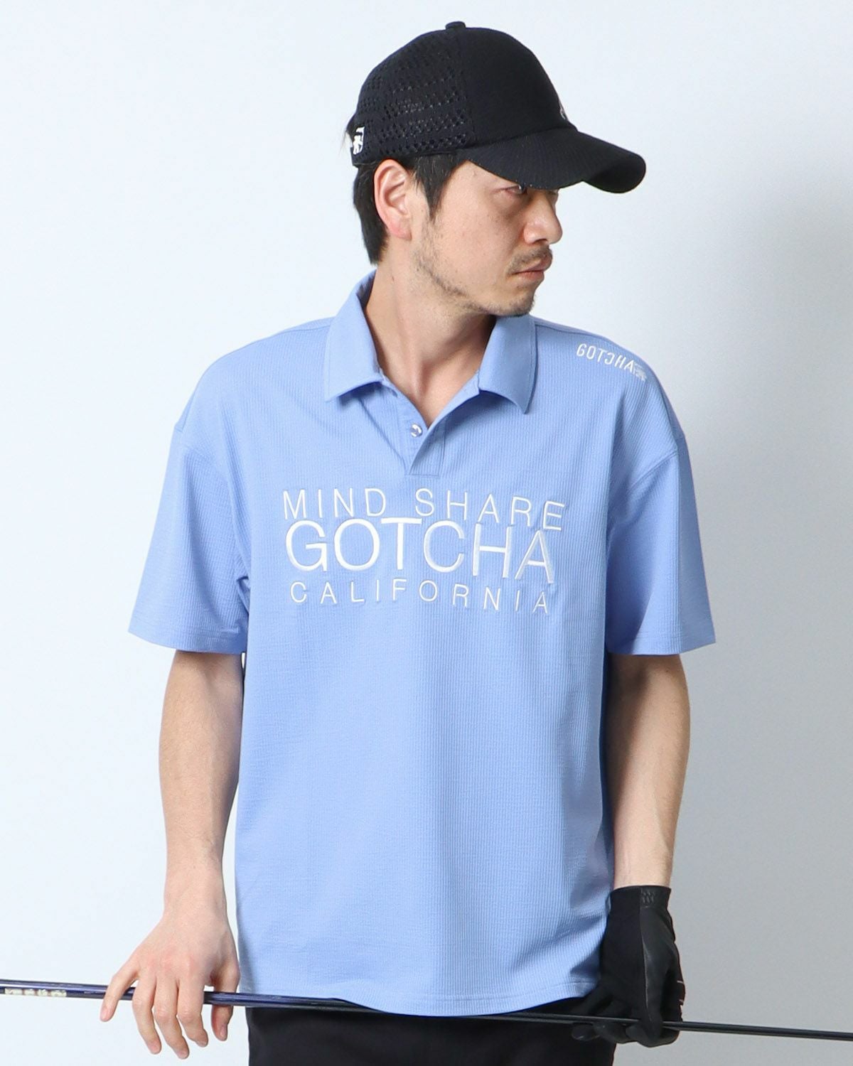 GOTCHA GOLF] DRY ドロップショルダー ロゴ ポロシャツ | PEET ONLINE