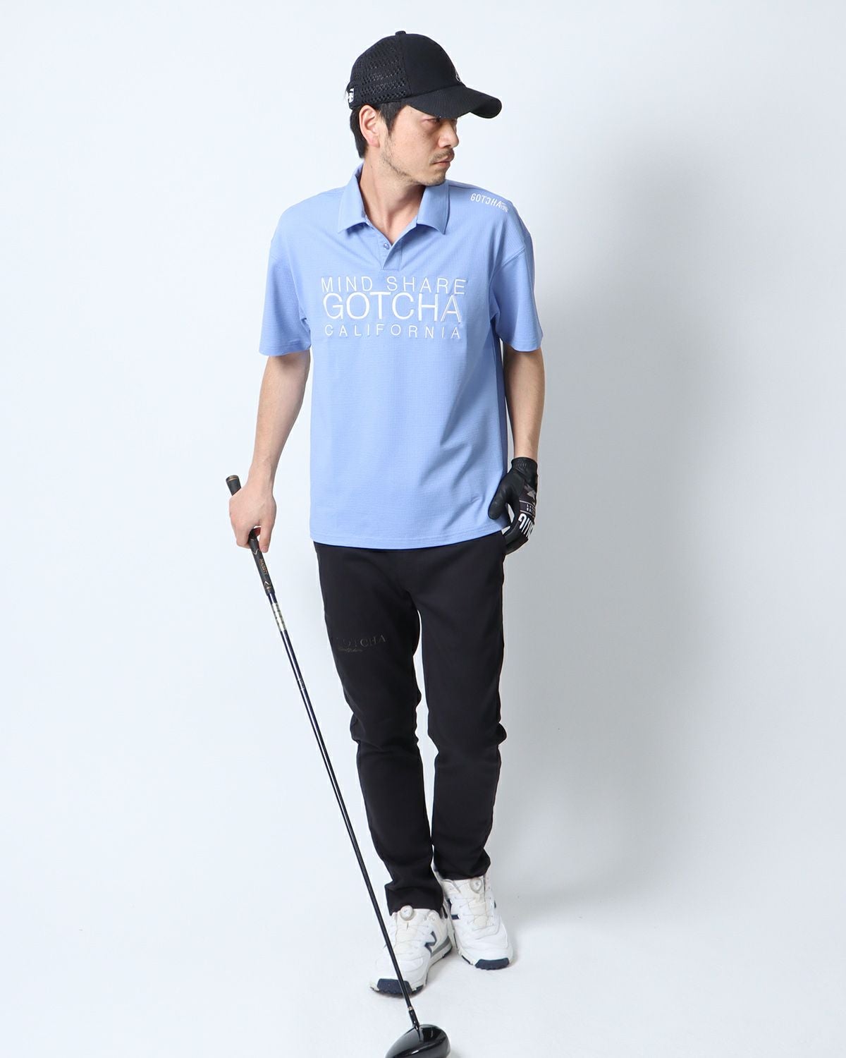 GOTCHA GOLF] DRY ドロップショルダー ロゴ ポロシャツ | PEET ONLINE