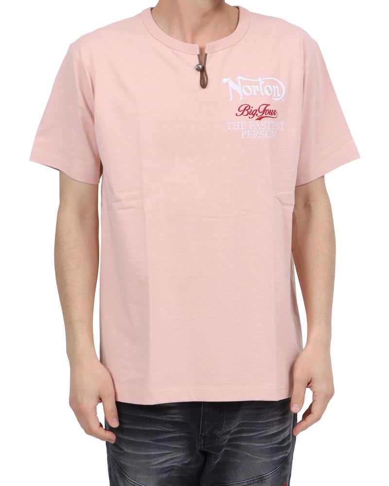 ピンクグレー：180cm67kg(Lサイズ着用)