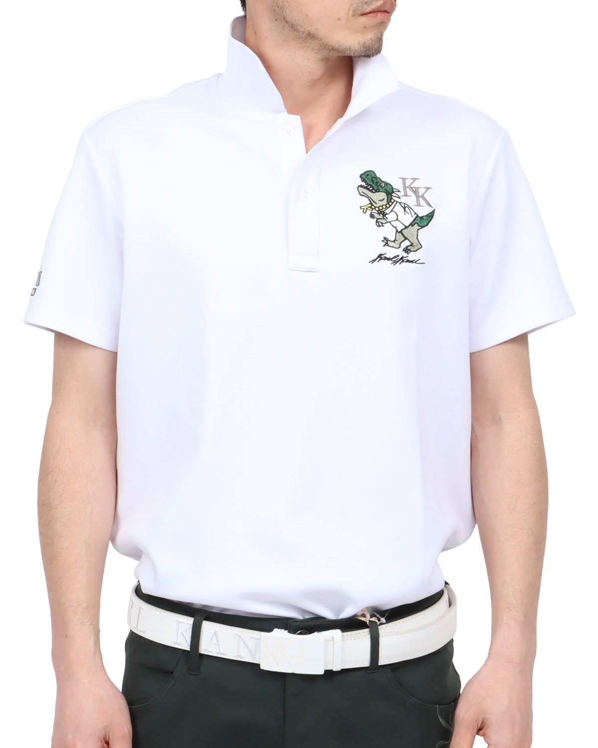 Karl Kani GOLF] スムース T-レックス アイコン ポロシャツ | PEET
