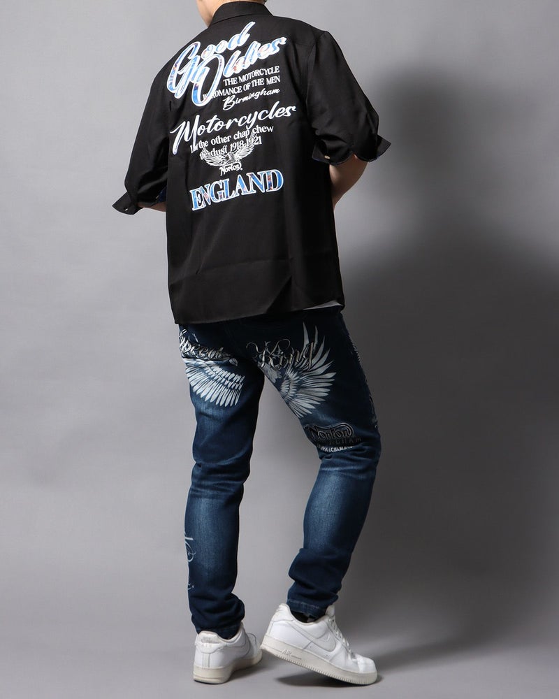 ブラック：178cm/75kg(Lサイズ着用)