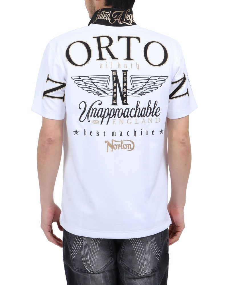 ホワイト：180cm67kg(Lサイズ着用)