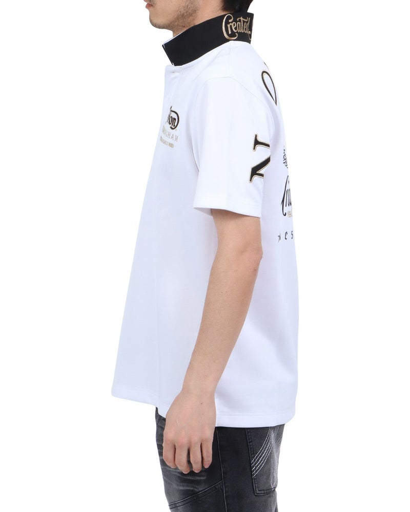 ホワイト：180cm67kg(Lサイズ着用)