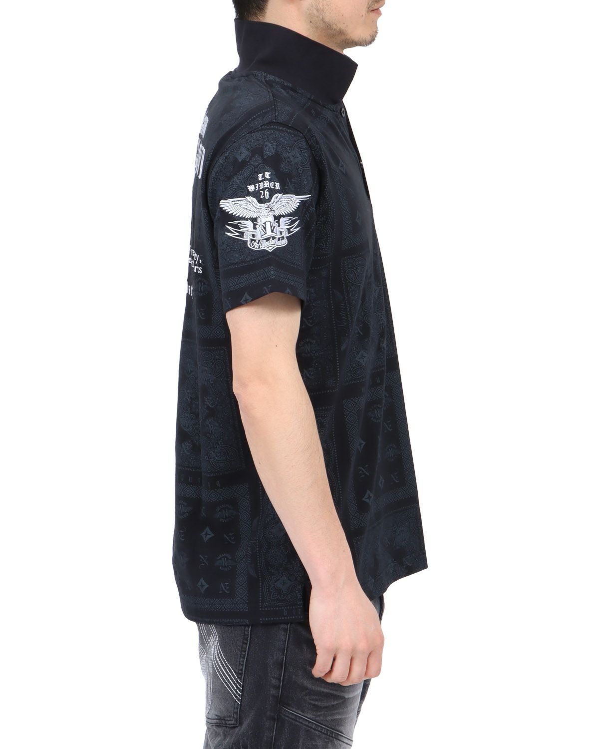 ブラック：180cm67kg(Lサイズ着用)