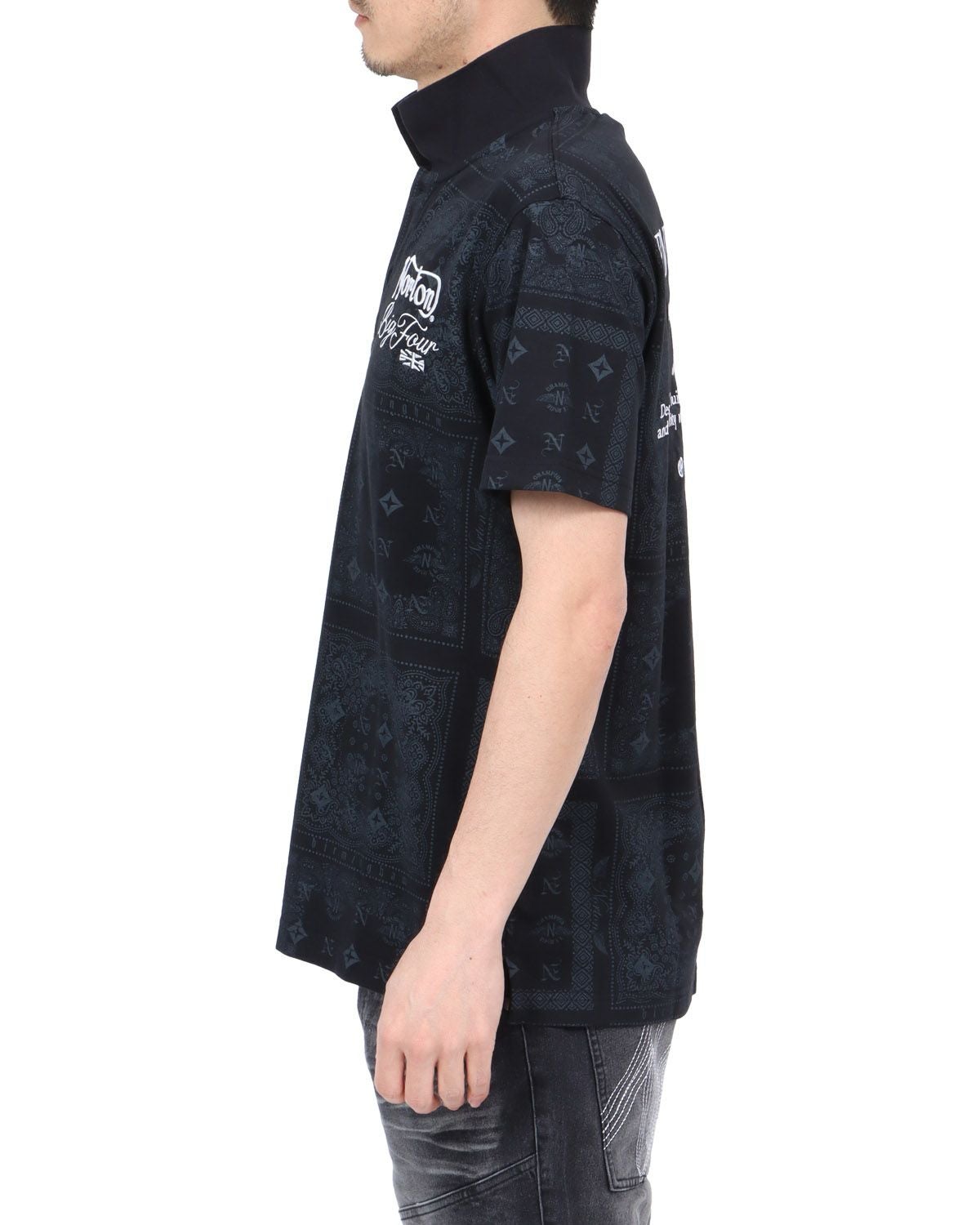 Norton] ドライ モノグラム バンダナ ポロシャツ | PEET ONLINE STORE