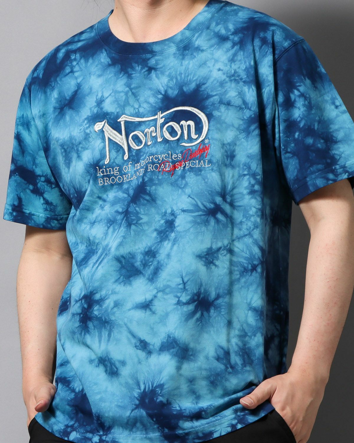 ★未使用品★SAINT N JORD パティーヌ ムラ染め グラデーション Norton] ムラ染め Tシャツ | PEET ONLINE STORE