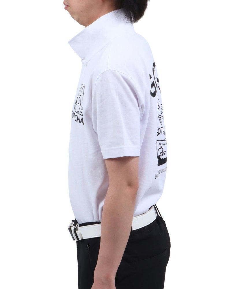 ホワイト：174cm62kg(Lサイズ着用)