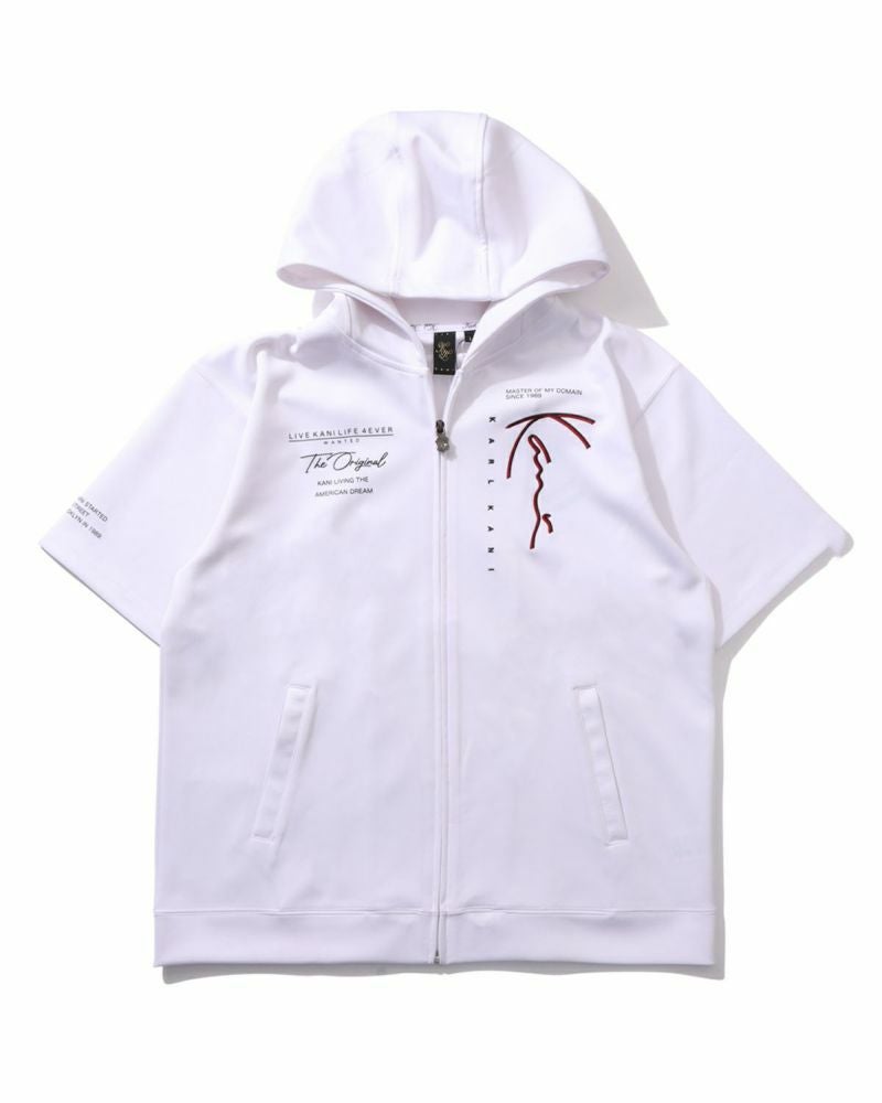 Karl Kani] 2カラー ロゴ 半袖 フルジップ パーカー | PEET ONLINE STORE