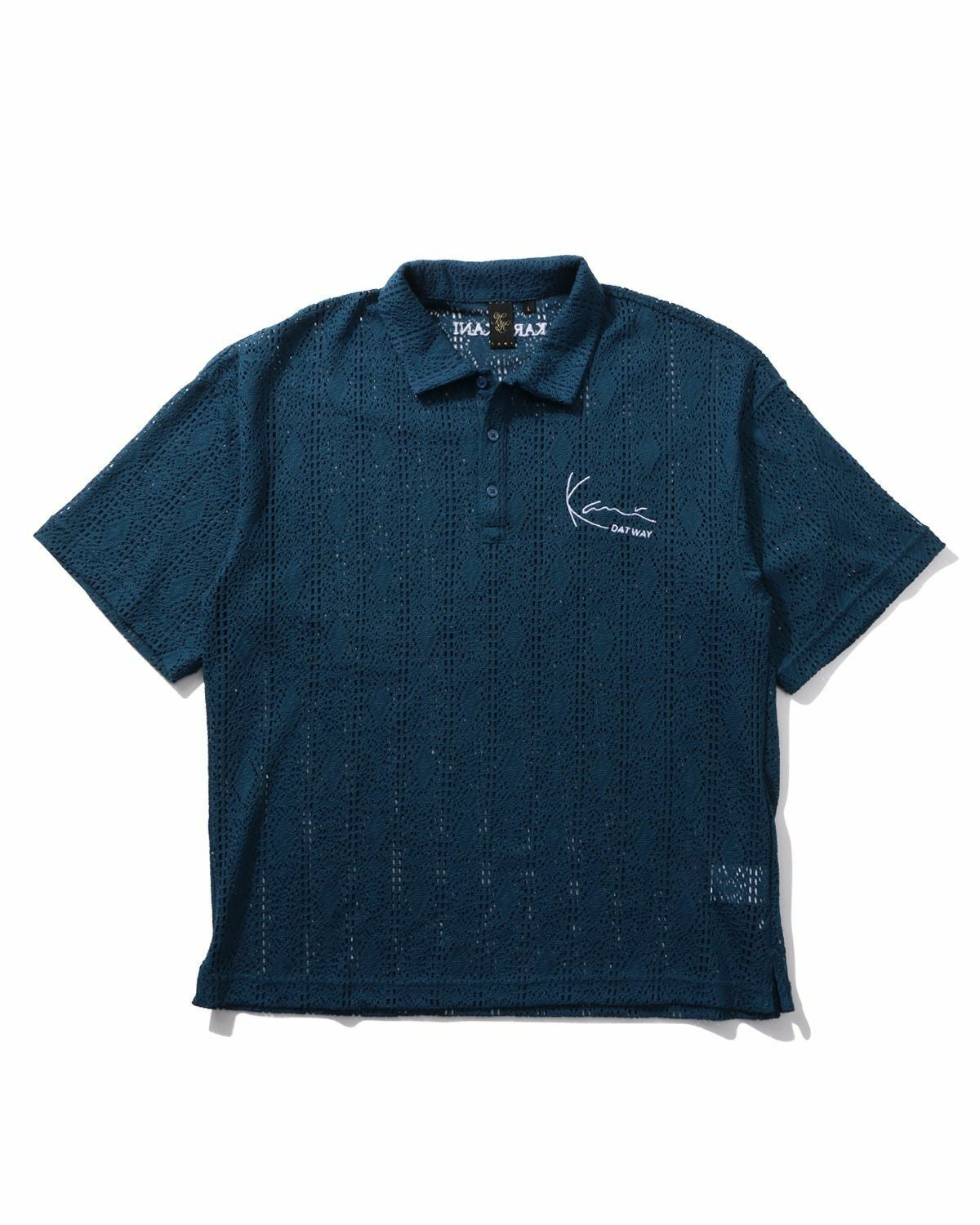 bboy tシャツ ポロシャツ まとめ売りSouthPole Karl Kani Karl Kani] ウォッシャブル ドロップショルダー 半袖 ニット ポロ