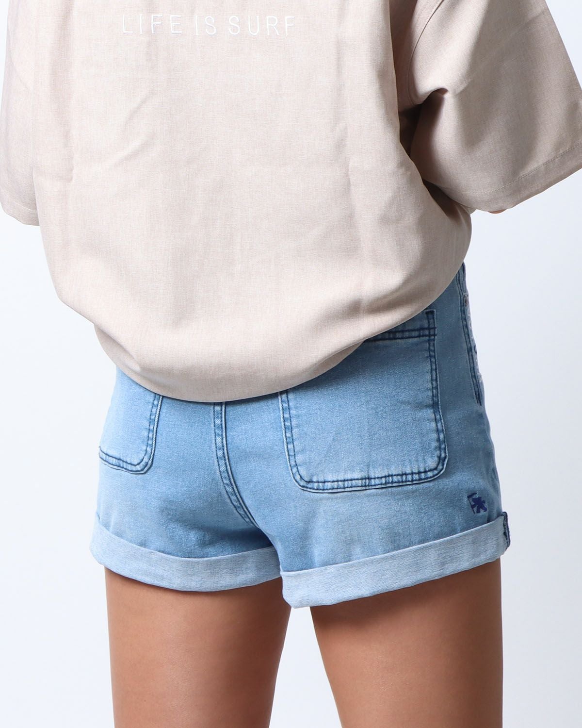 GOTCHA] ウィメンズ ストレッチ デニム ショートパンツ | PEET ONLINE
