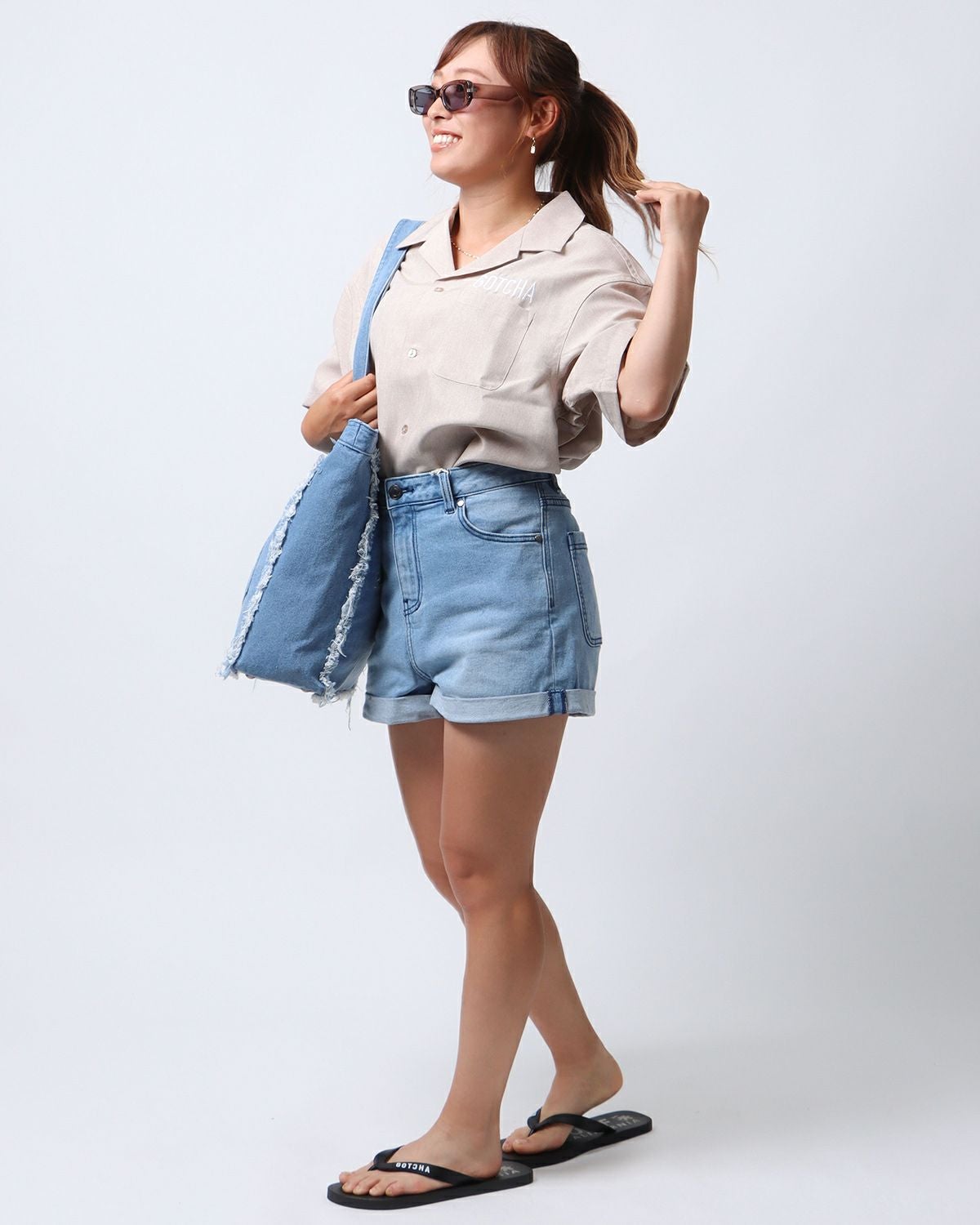 GOTCHA] ウィメンズ ストレッチ デニム ショートパンツ | PEET ONLINE