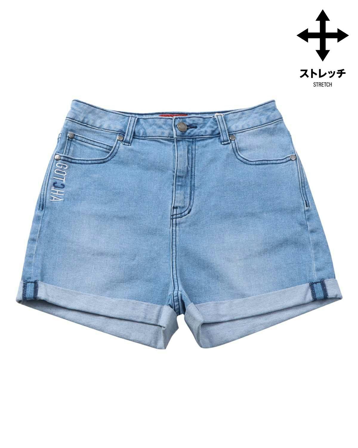 GOTCHA] ウィメンズ ストレッチ デニム ショートパンツ | PEET ONLINE