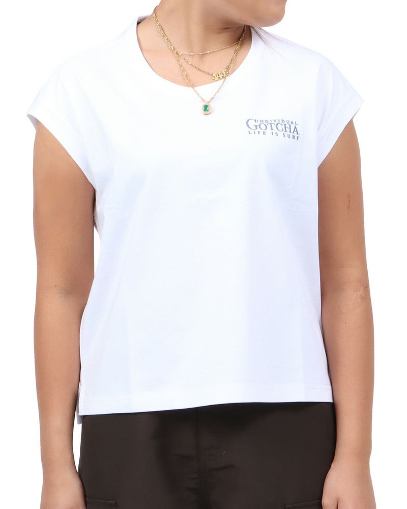 ホワイト：167cm(Lサイズ着用)