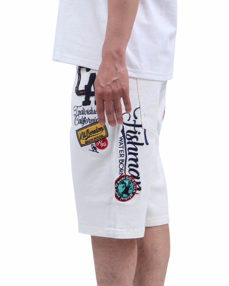 オフホワイト：174cm62kg(Lサイズ着用)