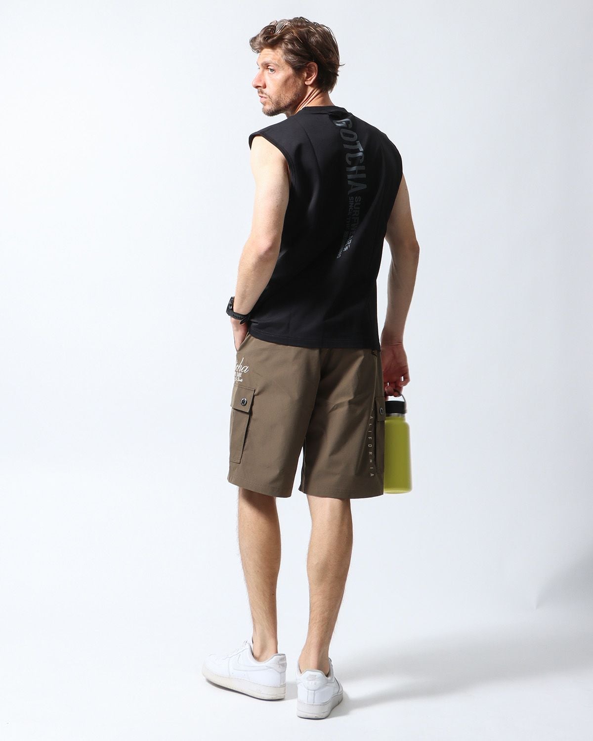 カーキ：183cm70kg(Lサイズ着用)