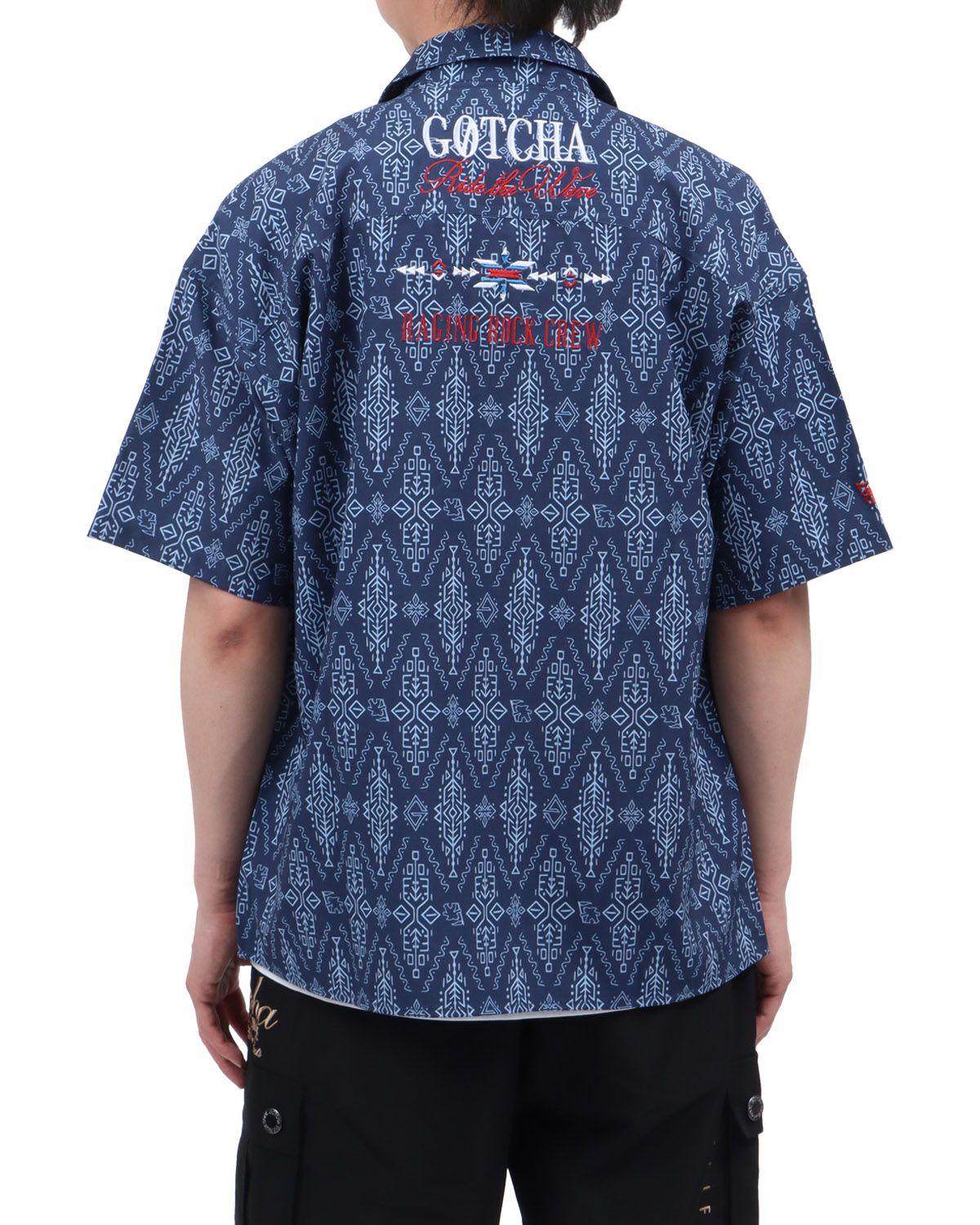 ネイビー：174cm62kg(Lサイズ着用)