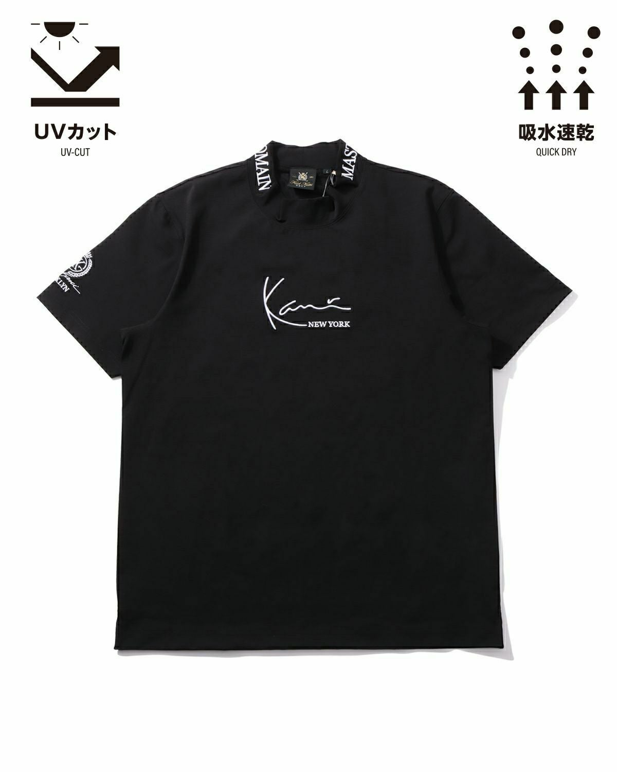 Karl Kani GOLF] ハイブリッド DRY UVカット ベーシック モックネック