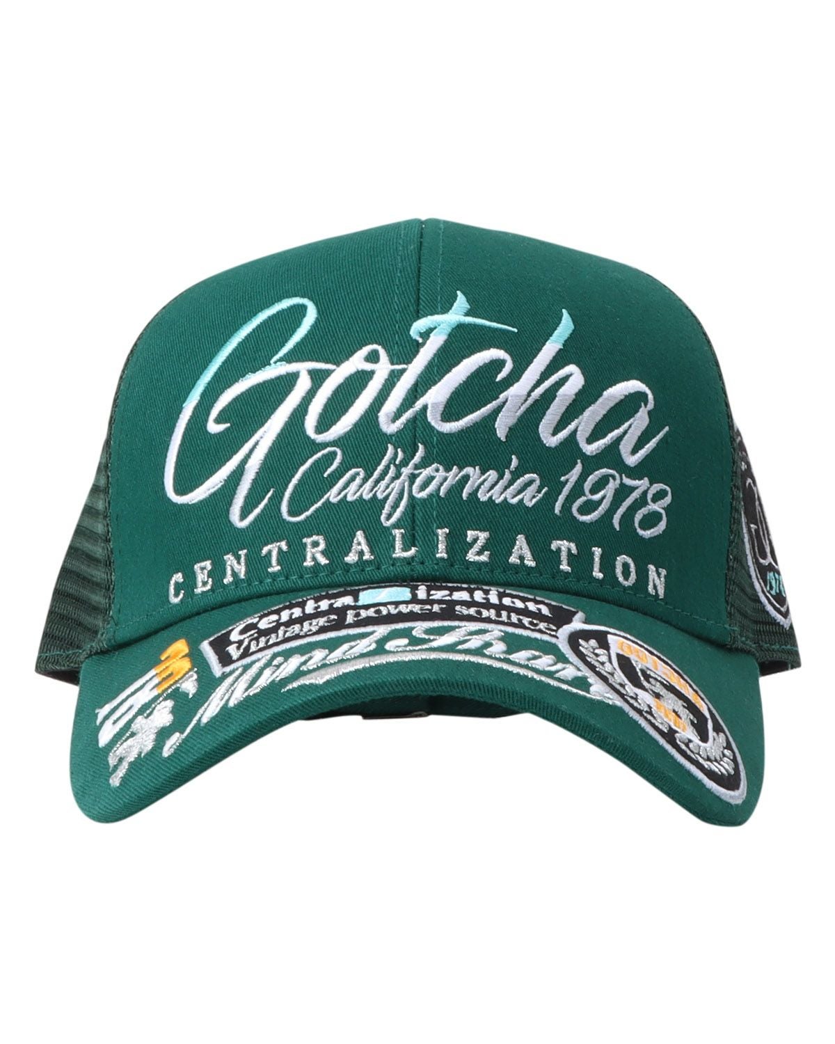 GOTCHA GOLF] 抗菌防臭 レイヤー ワッペン メッシュ キャップ | PEET