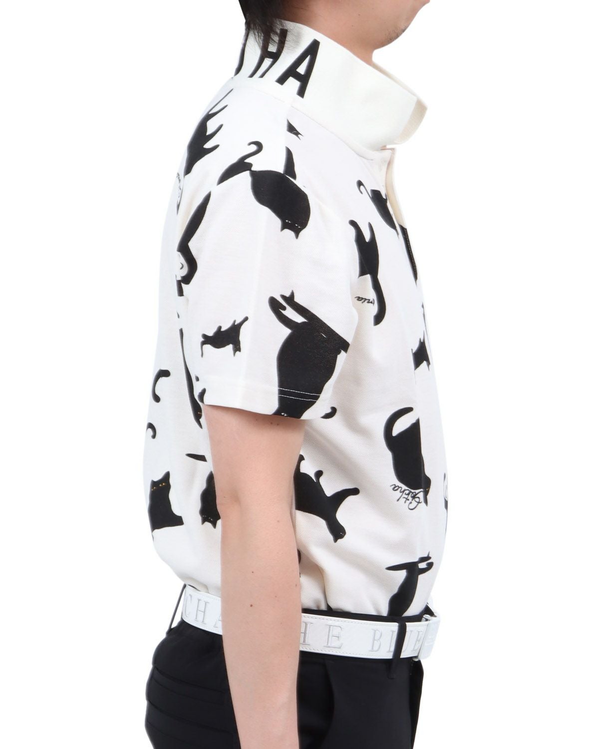 GOTCHA GOLF] 鹿の子 all over cat ポロシャツ | PEET ONLINE STORE