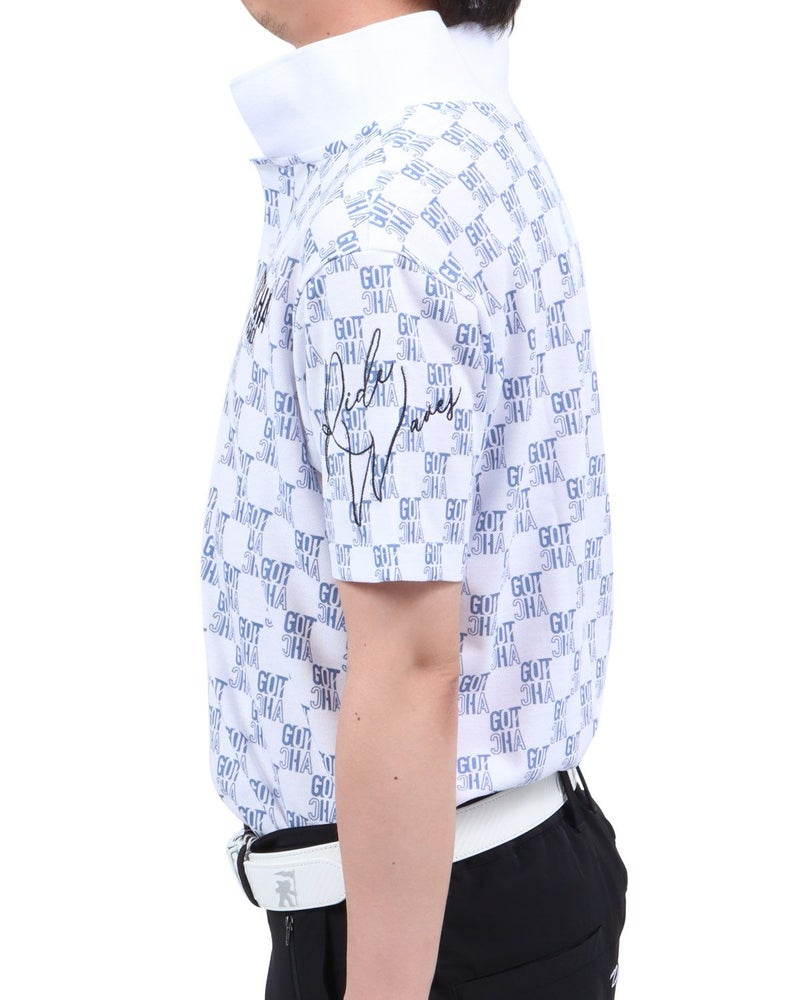 ホワイト：174cm62kg(Lサイズ着用)