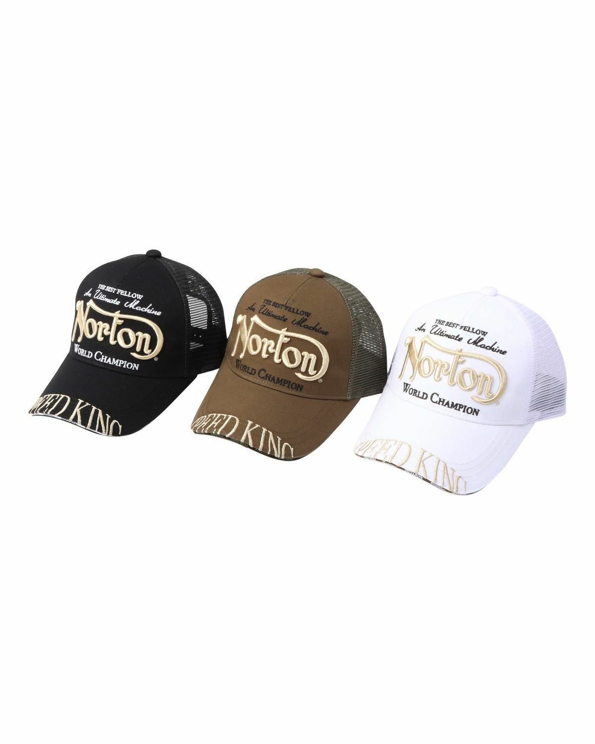 Norton] ゴールド 刺繍 メッシュ キャップ | PEET ONLINE STORE