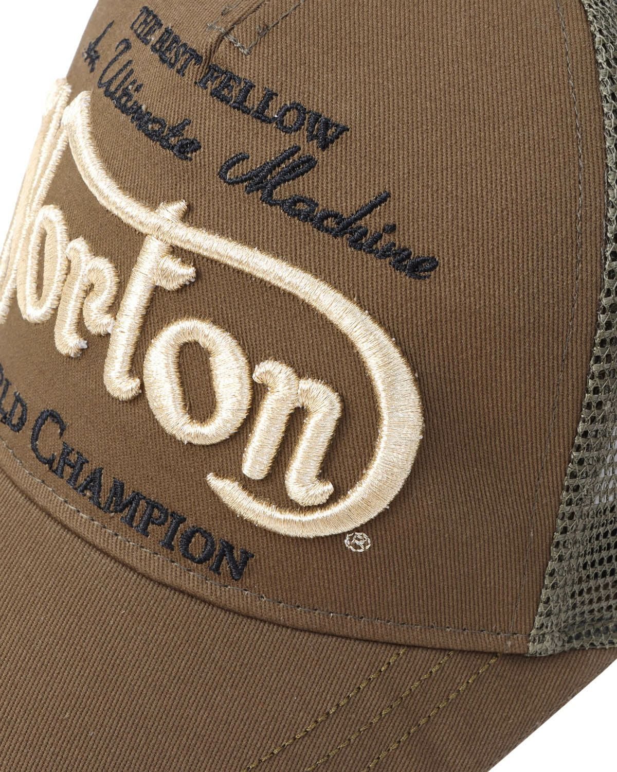 Norton] ゴールド 刺繍 メッシュ キャップ | PEET ONLINE STORE