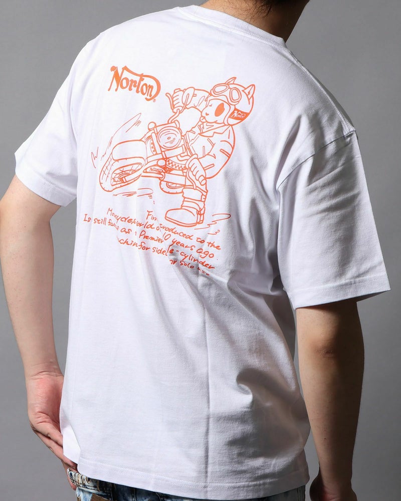 ホワイト：178cm/75kg(Lサイズ着用)