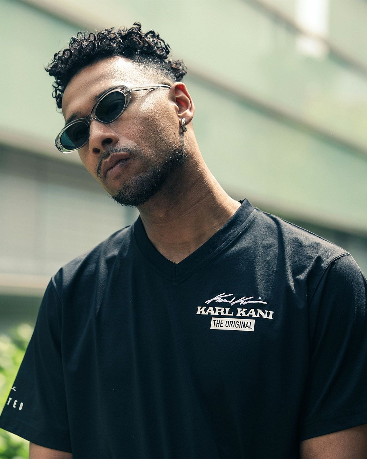 Karl Kani] ハイブリッド Vネック Tシャツ | PEET ONLINE STORE