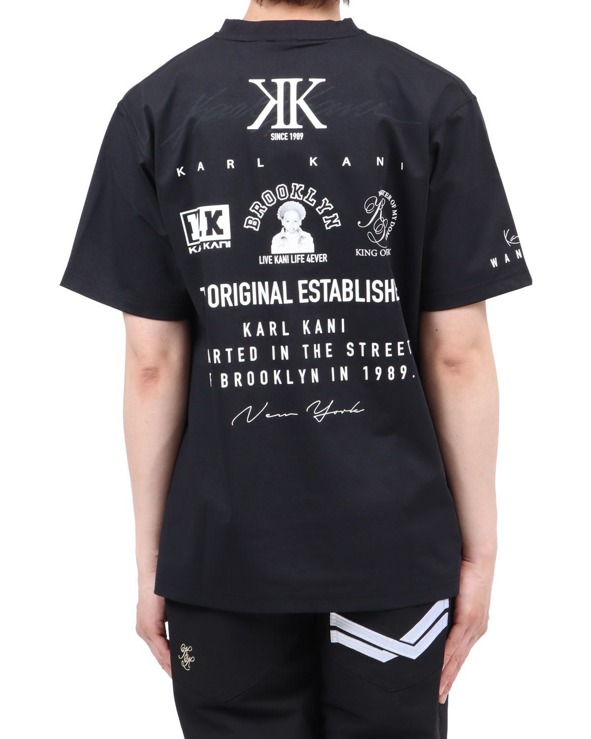 Karl Kani] ハイブリッド Vネック Tシャツ | PEET ONLINE STORE