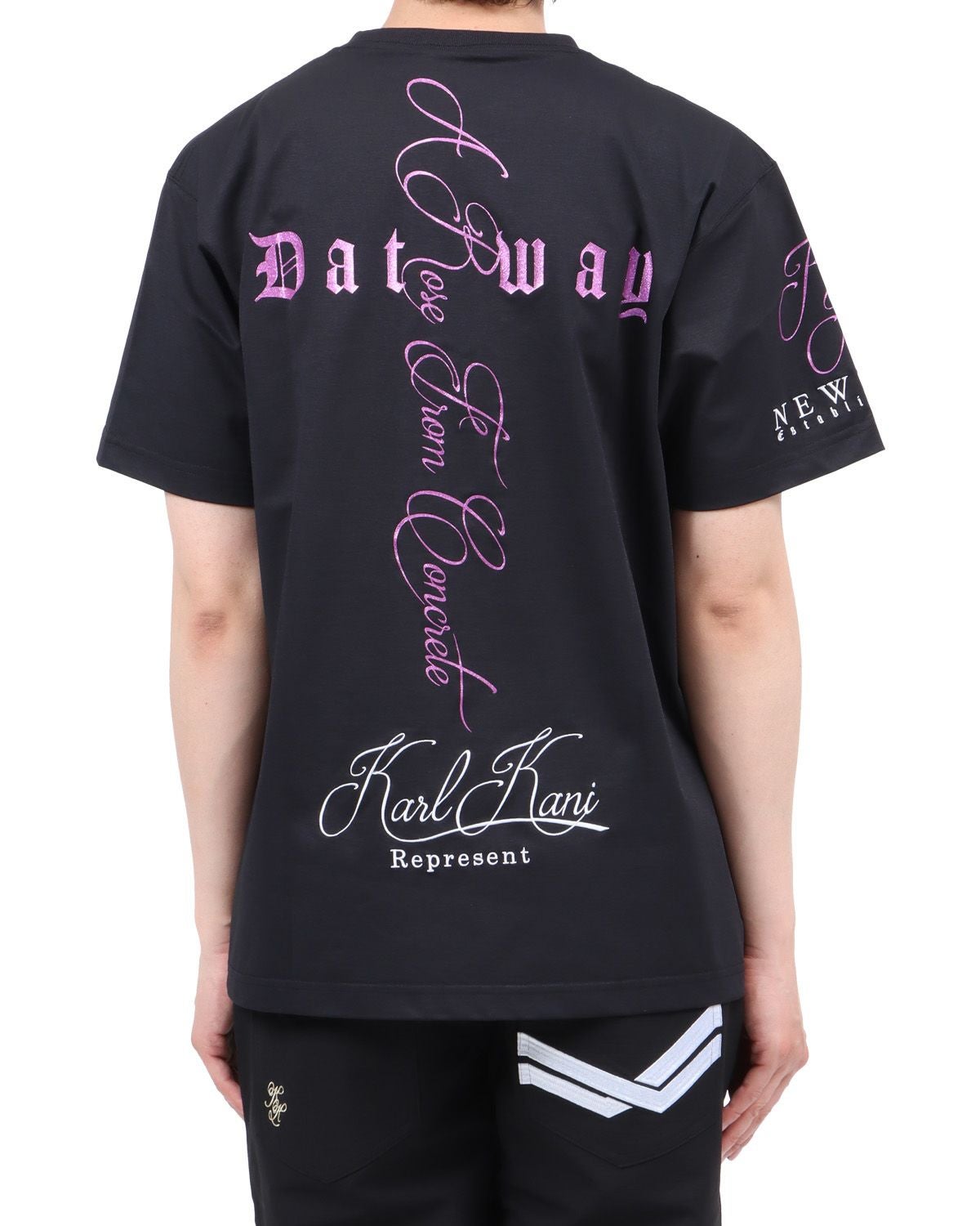 パープル：174cm62kg(Lサイズ着用)