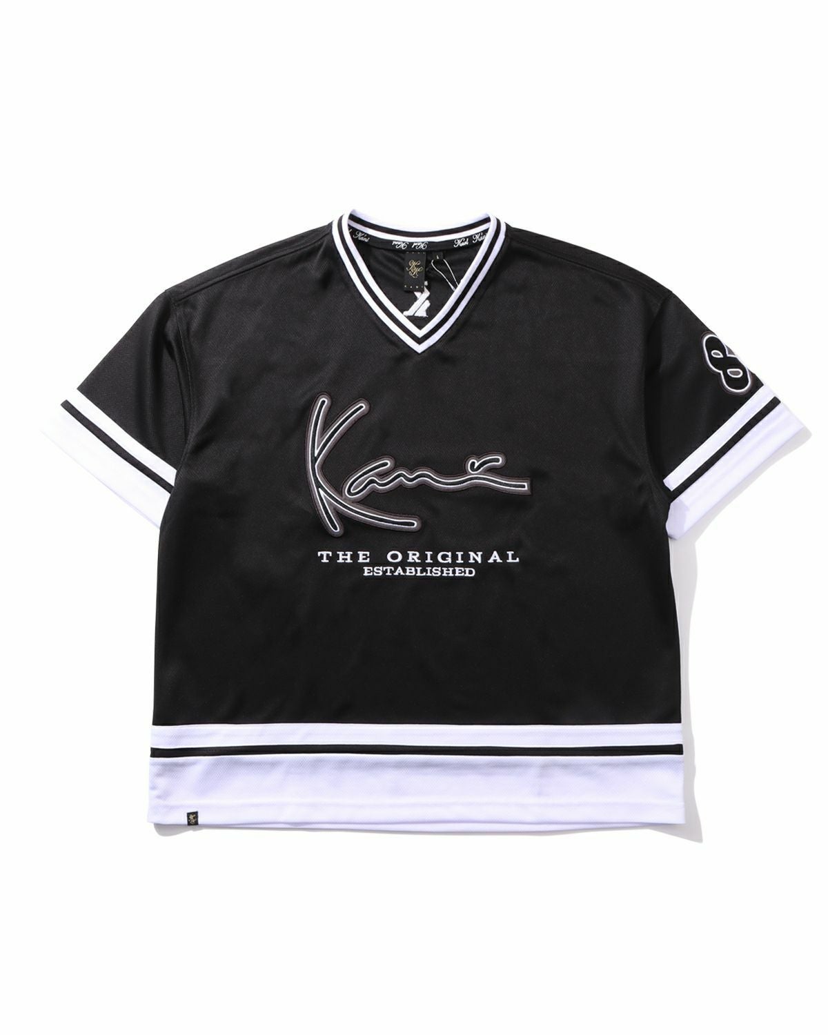 カールカナイ メッシュポロシャツ　90s Karl Kani] ビッグシルエット メッシュ 切替 Tシャツ | PEET ONLINE STORE