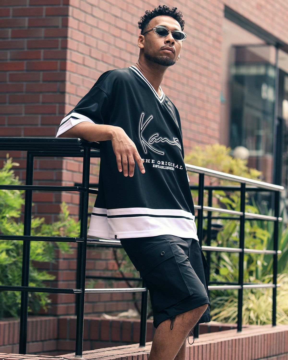 Karl Kani] ビッグシルエット メッシュ 切替 Tシャツ | PEET ONLINE STORE