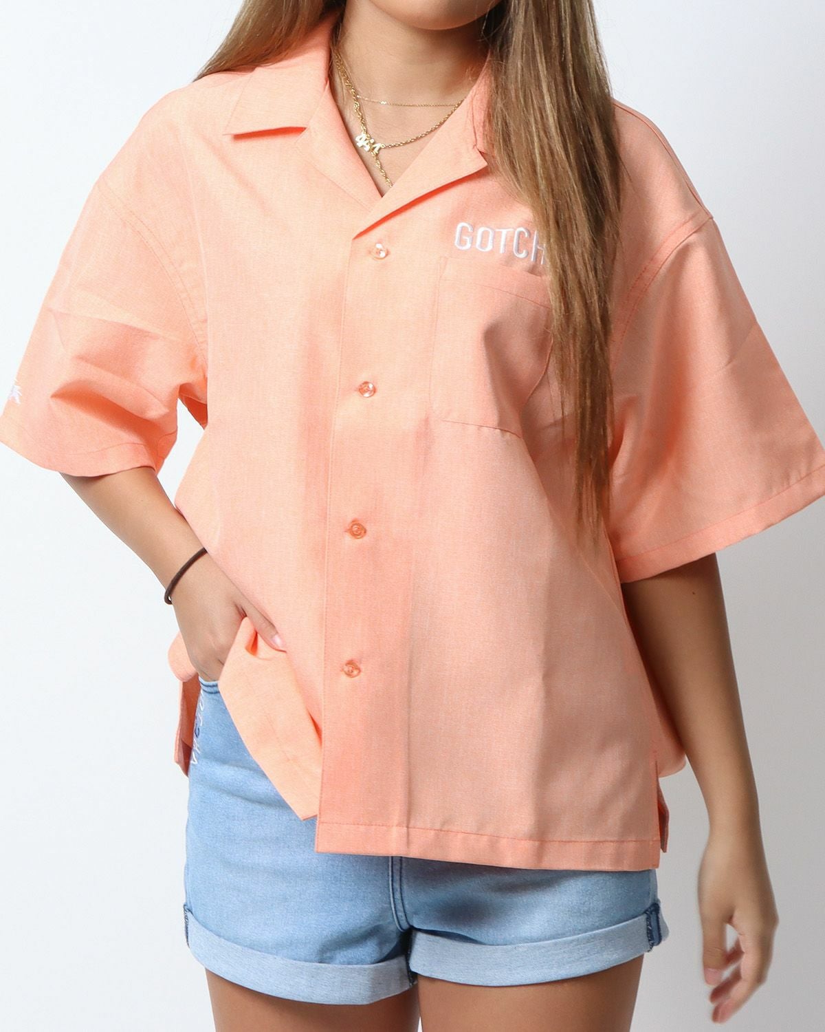 オレンジ：167cm(Lサイズ着用)