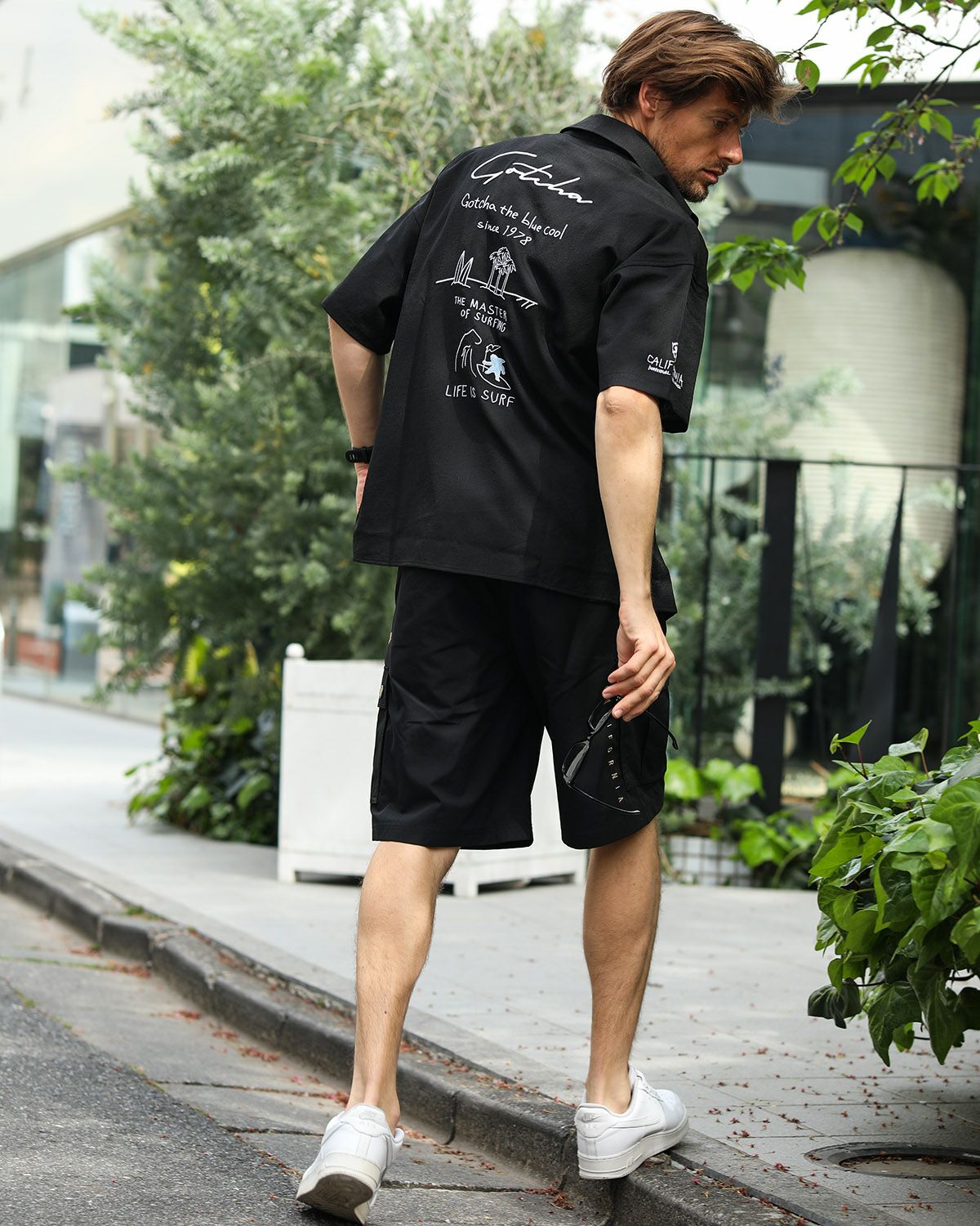 GOTCHA] ドロップショルダー シャーク 半袖 シャツ | PEET ONLINE STORE