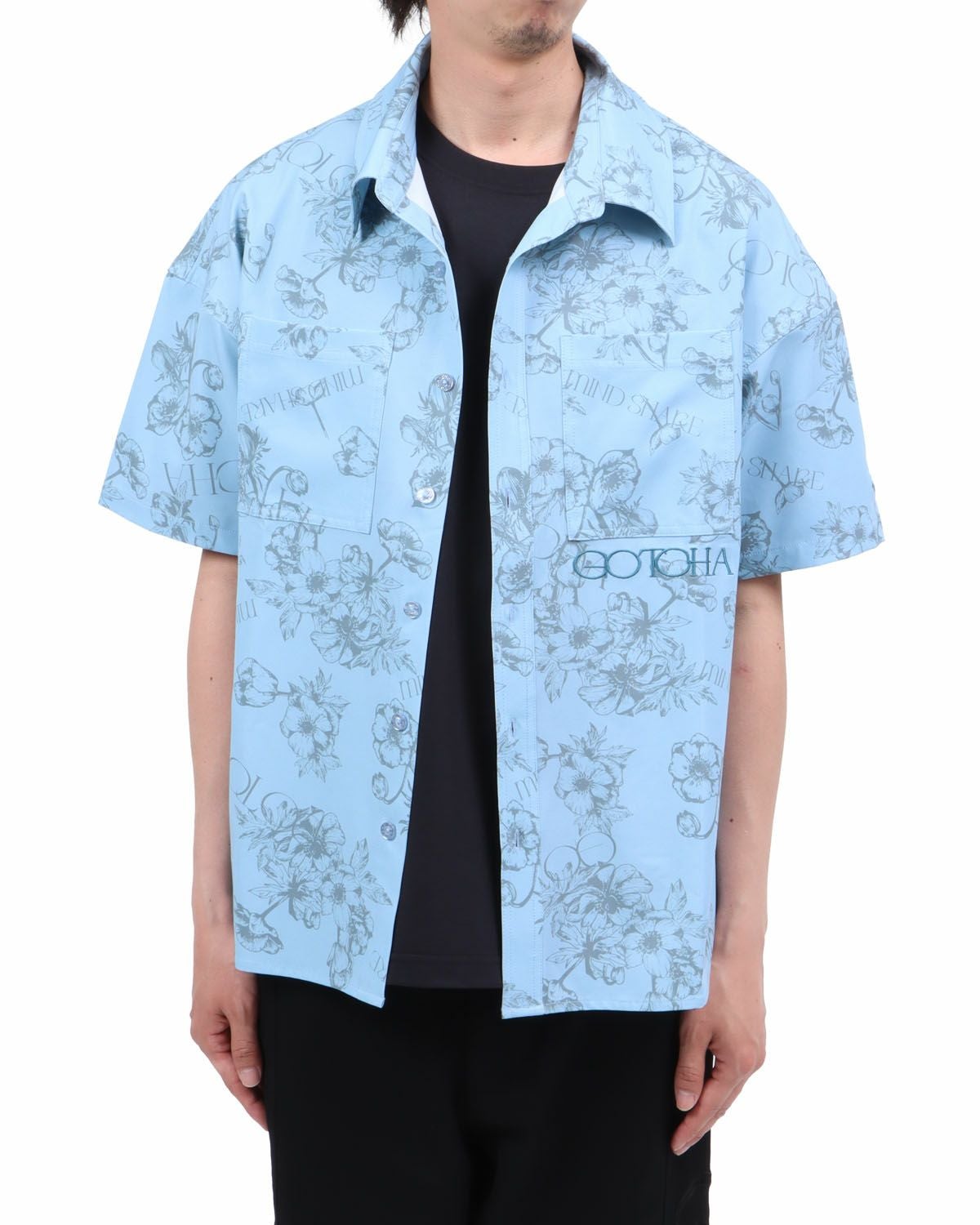 ブルーグレー：174cm62kg(Lサイズ着用)