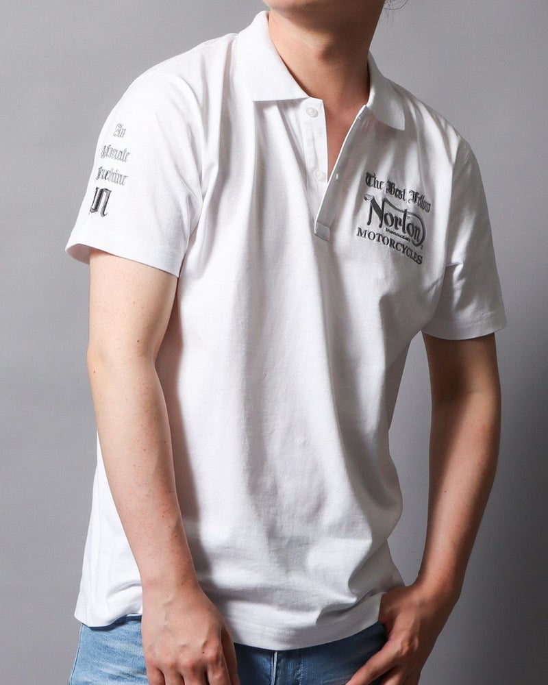 ホワイト：178cm/75kg(Lサイズ着用)