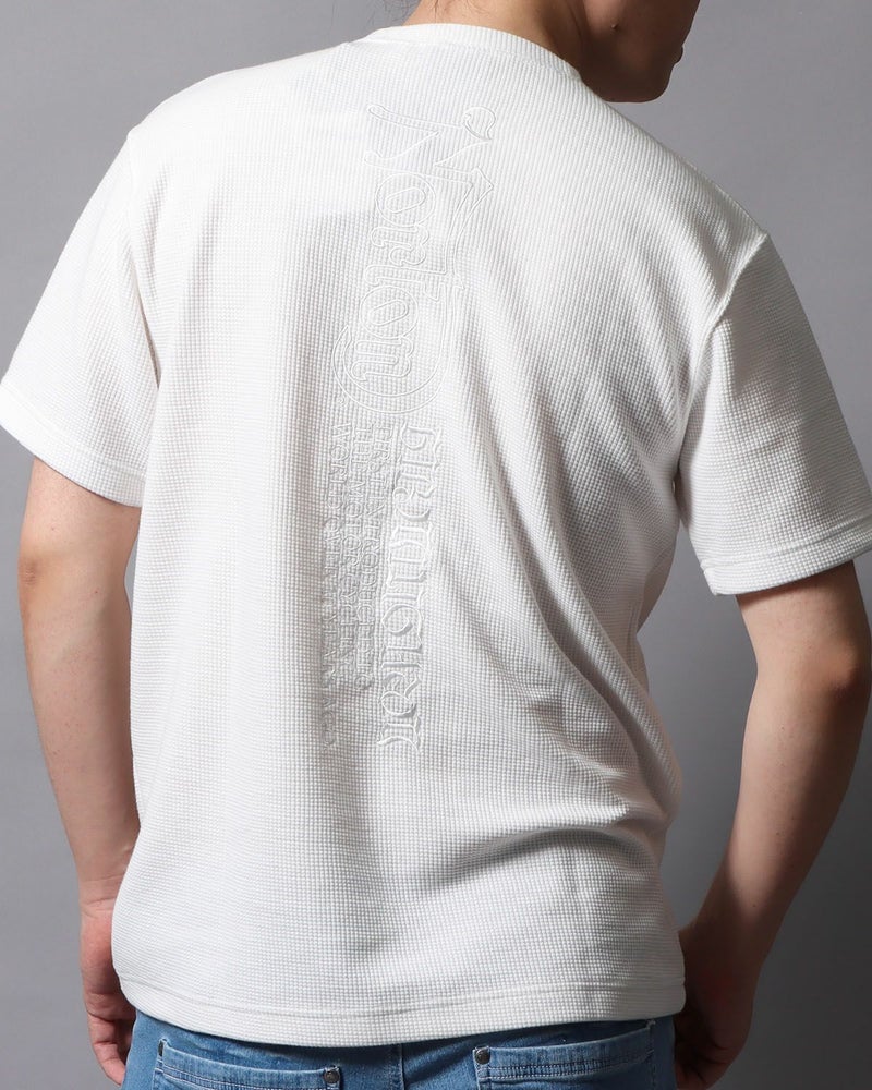 オフホワイト：178cm/75kg(Lサイズ着用)