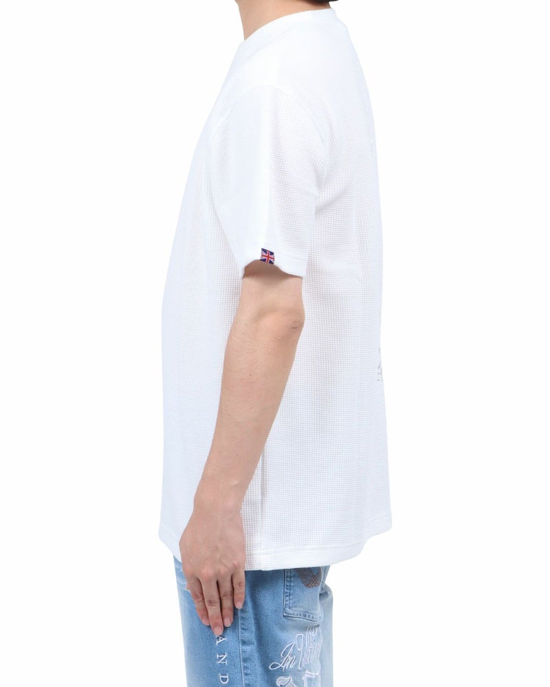 ホワイト：173cm60kg(Lサイズ着用)