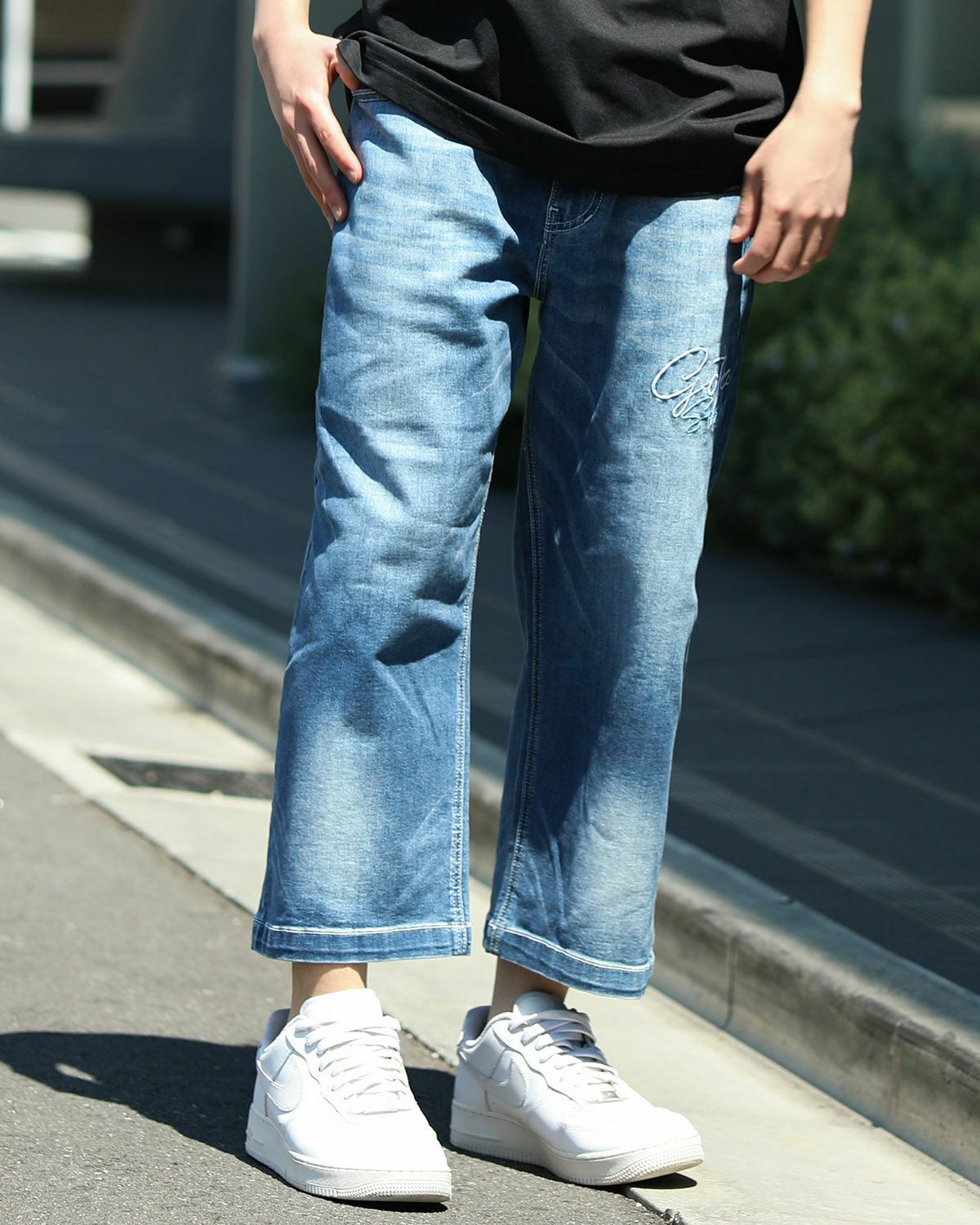 GOTCHA  ジーパン GOTCHA] ストレッチ クロップド デニムパンツ | PEET ONLINE STORE