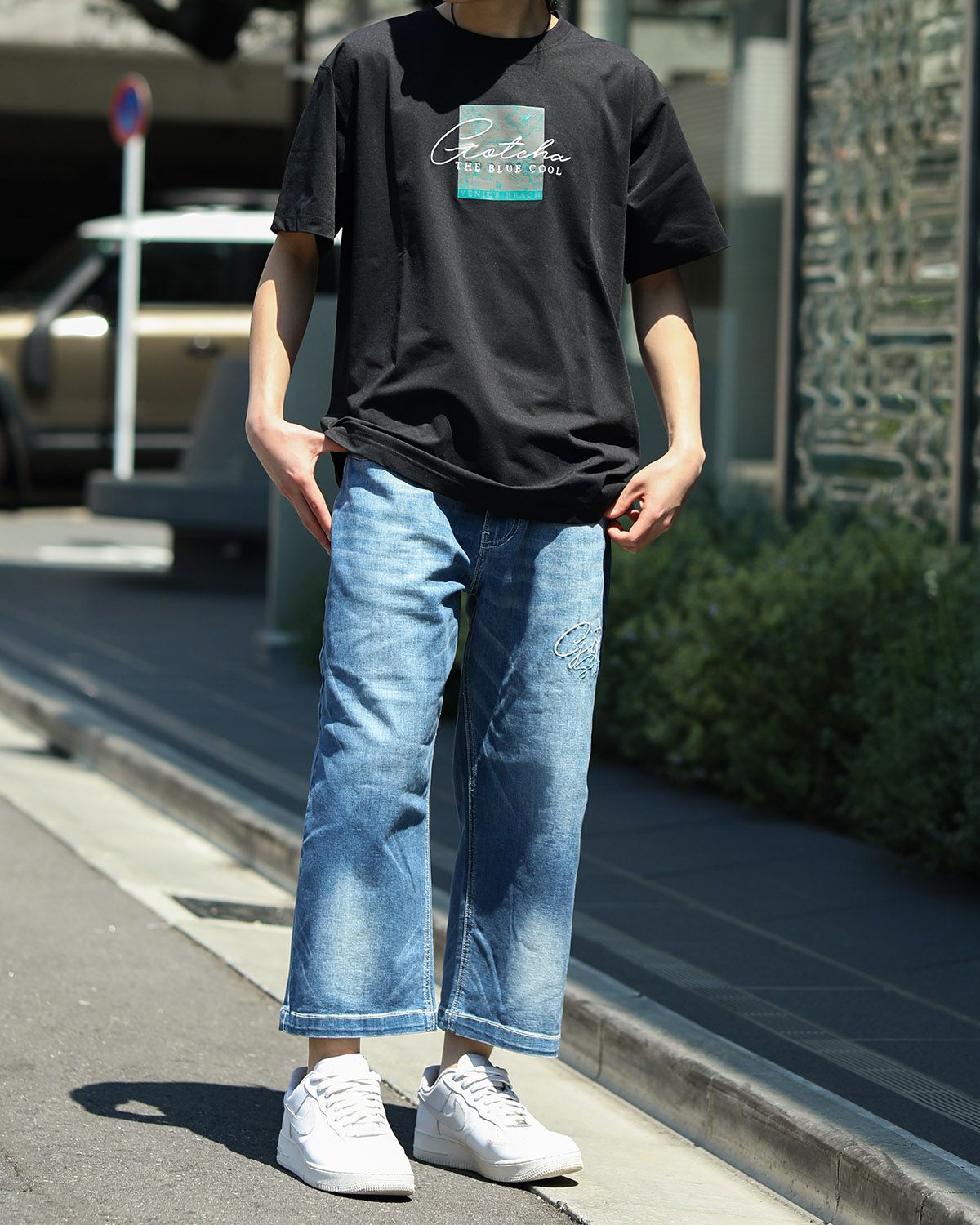 GOTCHA] ストレッチ クロップド デニムパンツ | PEET ONLINE STORE