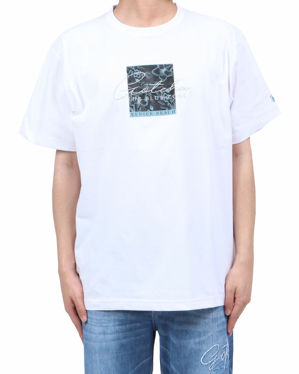 ホワイト：173cm60kg(Lサイズ着用)