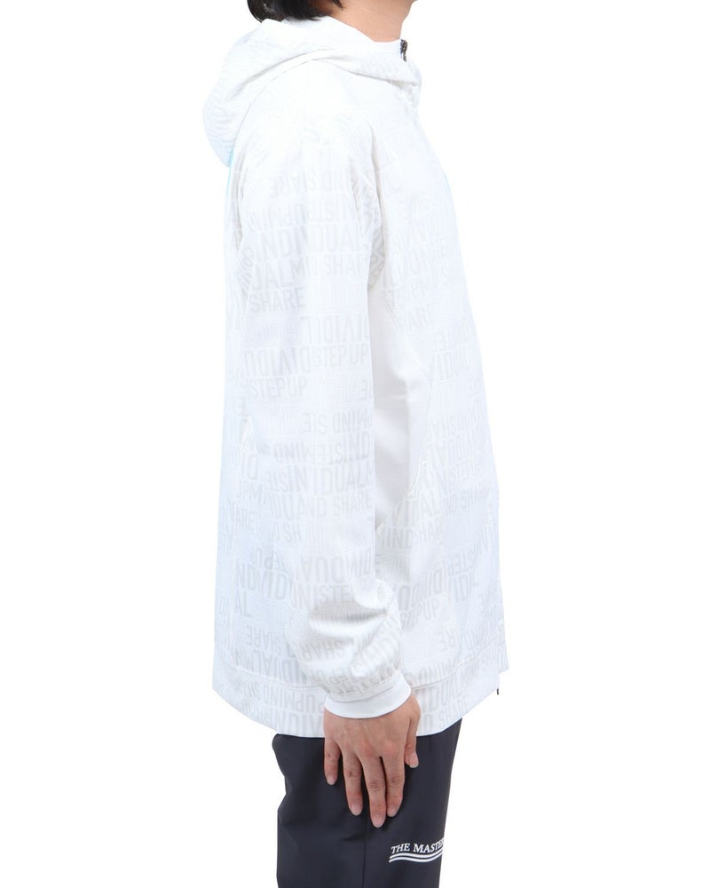 ホワイト：173cm60kg(Lサイズ着用